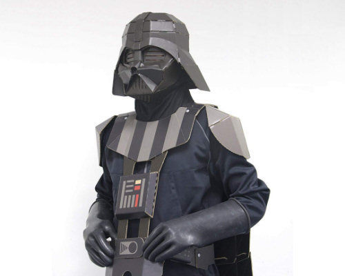 Cardboard Darth Vader Costume