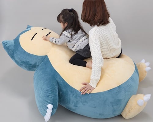Giant Snorlax Pokemon Cushion