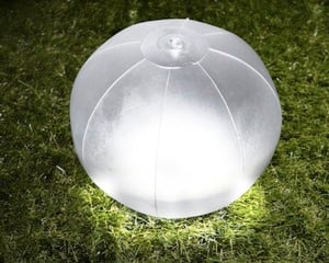 Green House Beach Ball Inflatable Waterproof LED Solar Lantern