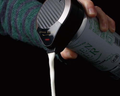 One-Touch Ultrasonic Beer Server for Cans