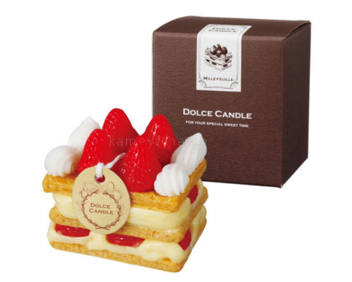 Kameyama Dolce Candle Strawberry Mille-Feuille