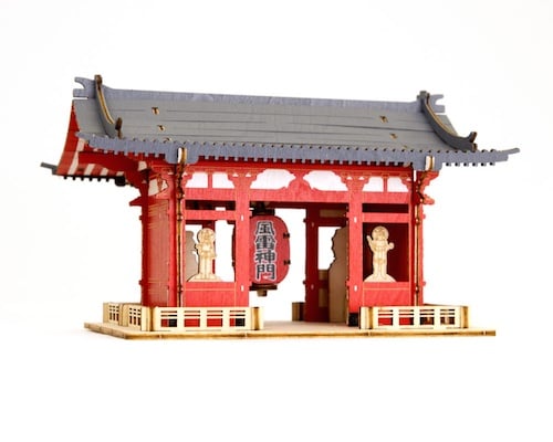 Ki-Gu-Mi Kaminarimon Color Wooden Model