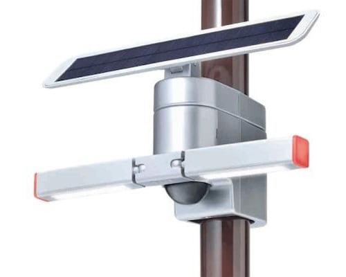 Solar-powered High Endurance Sensor Outdoor Lamp