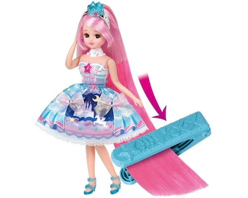 New Licca-chan Brush & Hair Accessory Set F/S from Japan 