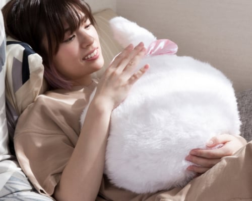 Qoobo Robotic Cat Tail Pillow Marie