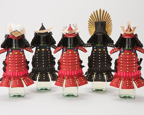 Samurai Armor Bottle Covers
