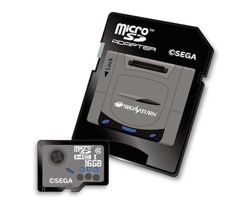 Sega Classic Console Design MicroSDHC Memory Card