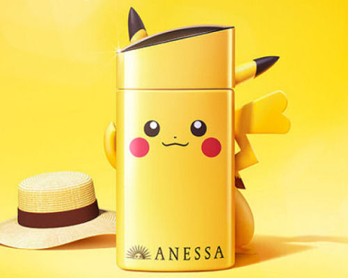 Shiseido Anessa Pokemon Pikachu Sunscreen