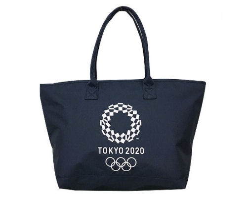 Tokyo 2020 Olympics Large Tote Bag Navy