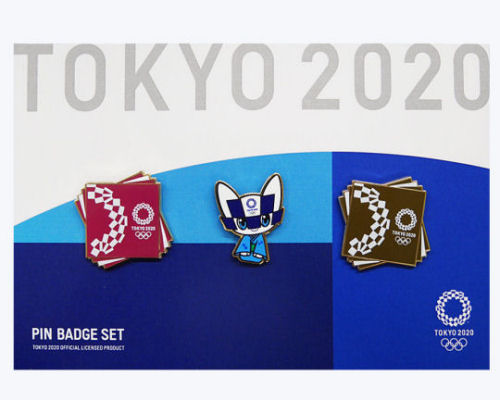 Tokyo 2020 Olympics Miraitowa Pin Badge Set 2