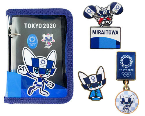 Tokyo 2020 Olympics Miraitowa Pin Badges Set (5 Pins)