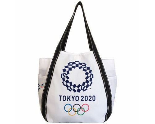 Tokyo 2020 Olympics White Balloon Tote Bag