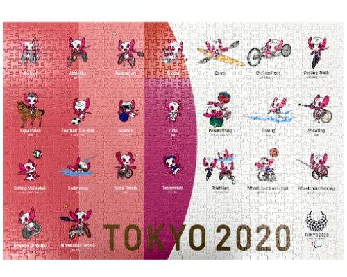 Tokyo 2020 Paralympics Someity Sport Poses Jigsaw Puzzle