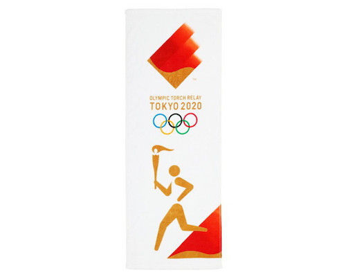 Tokyo 2020 Olympic Torch Relay Bath Towel