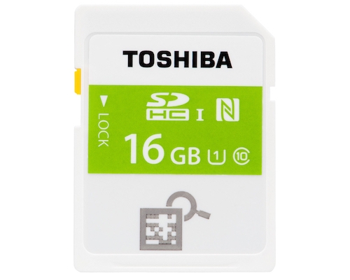 Toshiba NFC-enabled SDHC Memory Card