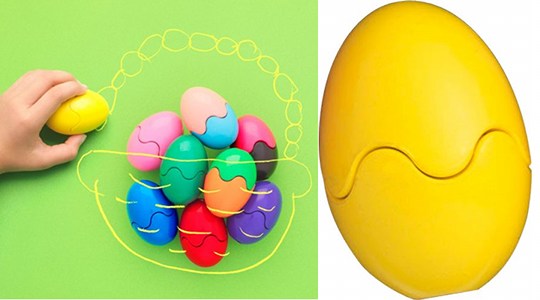 Primomo Crayons Peach Scent Coloring Eggs Set