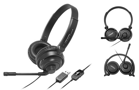 Audio-Technica ATH-750COM USB Stereo Headset