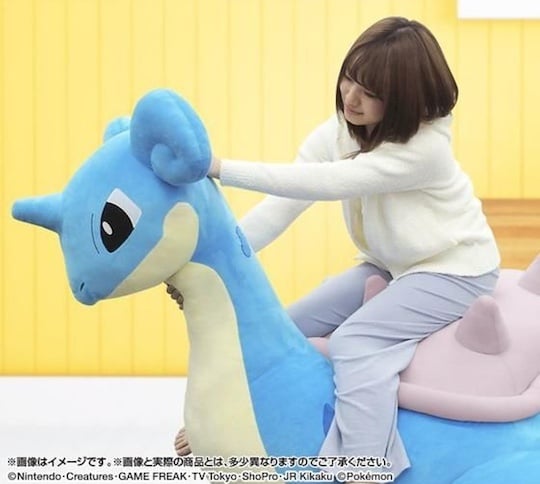 Pokemon Lapras Inflatable Plushie Giant Sofa