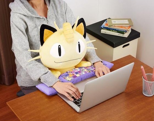 Pokemon PC Cushion Pikachu, Meowth, Eevee