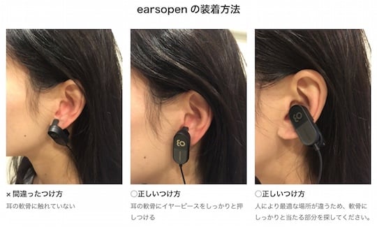 EarsOpen Bone Conduction Earphones