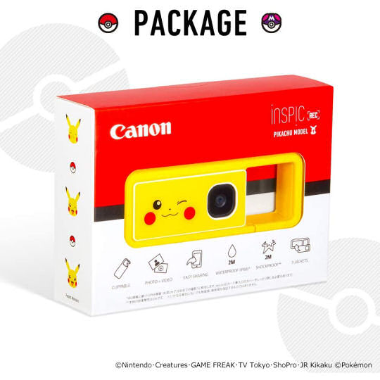 Canon Inspic Rec Pikachu Camera