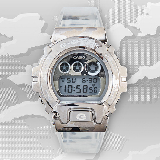 Casio G-Shock GM-6900SCM-1JF Skeleton Camouflage Watch