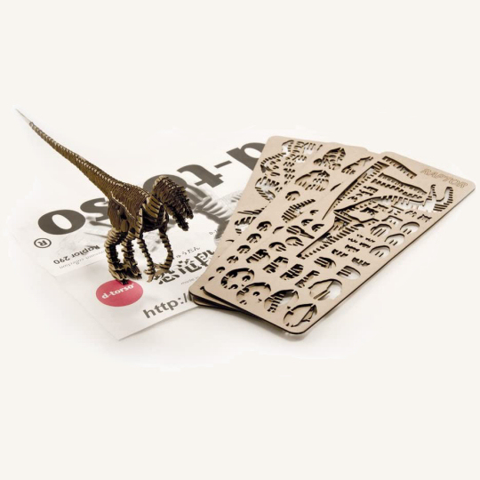 d-torso Raptor Paper Craft Model