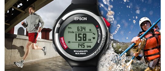 Epson SS-700S Wristable GPS Wrist Watch