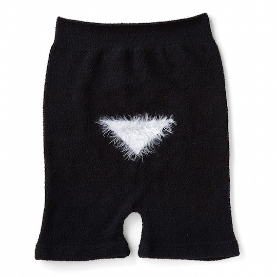 Fluffy Black Cat Haramaki Underwear