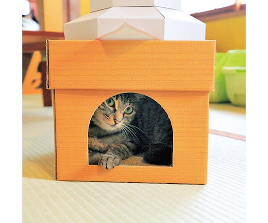 New Year Kagami Mochi Cat House
