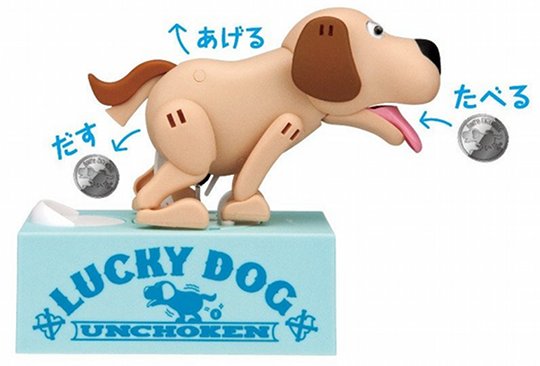 Unchoken Lucky Dog Robotic Bank