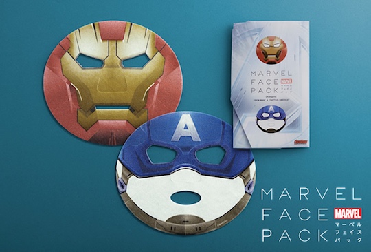 Marvel Iron Man, Captain America Face Packs