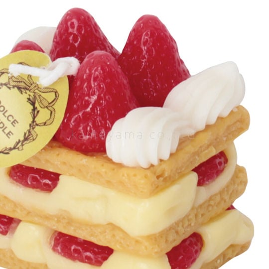 Kameyama Dolce Candle Strawberry Mille-Feuille