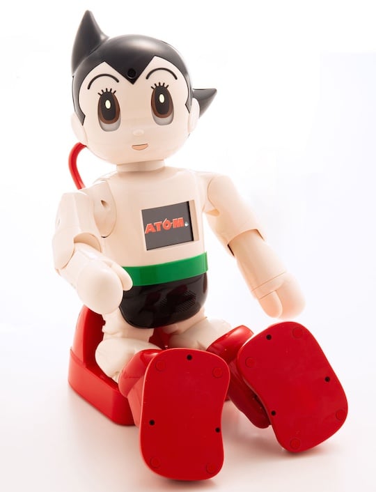 Sitting Atom Astro Boy Communication Robot