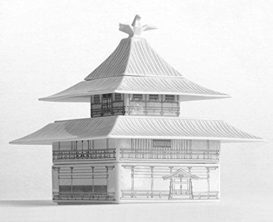 Kinkakuji Temple of the Golden Pavilion Dinnerware Set