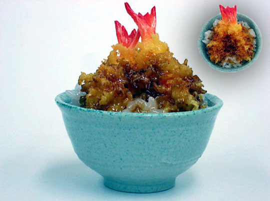Miniature Tempura Shrimp Rice