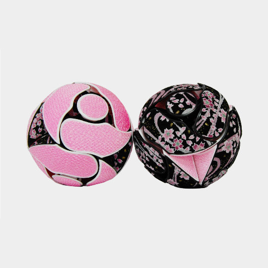 Ten-Ten Dama Flower Pattern Crepe Balls