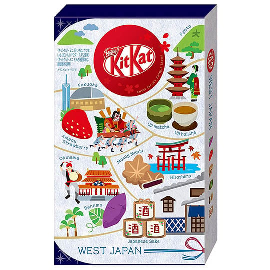 Japanese Kit Kat Mini East Japan and West Japan Region