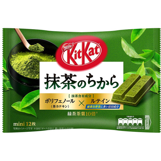 Kit Kat Mini Matcha Tea Power (Pack of 12)