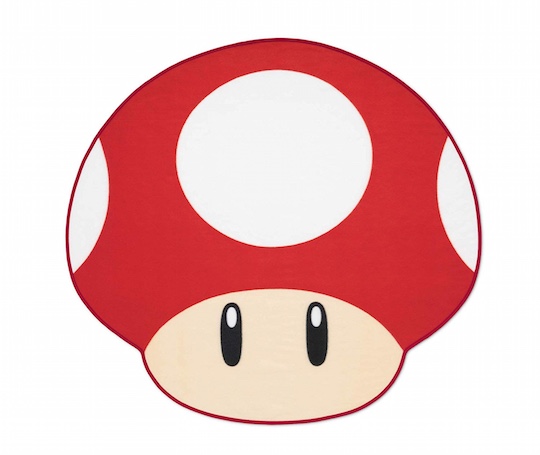 Mario Question Mark Block Cushion Super Mushroom Mini Blanket