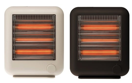 PlusMinusZero Infrared Electric Heater with Steam