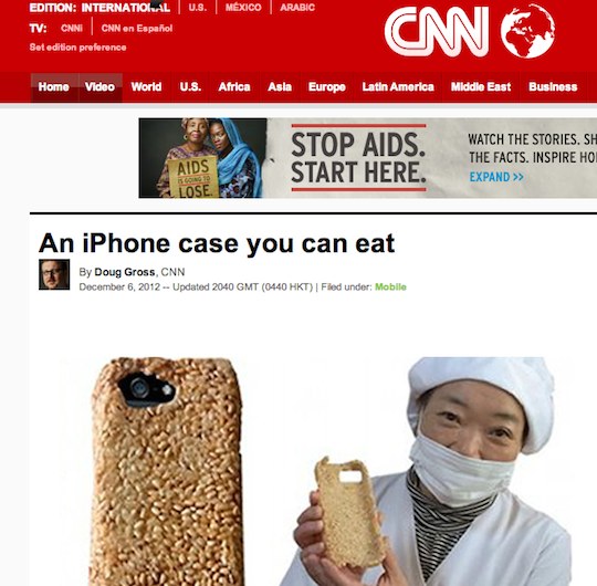 cnn survival senbei iphone case