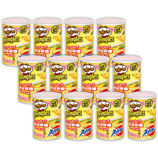 Pringles Super Cup Aged Miso Ramen Flavor (12 Pack)