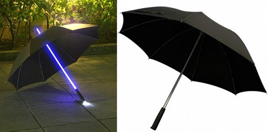 Rainbow Flash LED Light-Up Umbrella - 7 color flashing illuminations - Japan Trend Shop