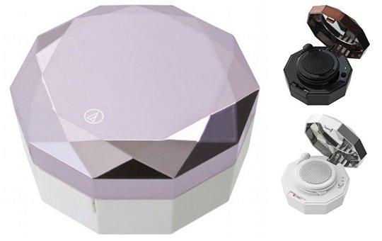Audio-Technica AT-SPF30 Bijoué Compact Speaker - Jewelry box design for girls - Japan Trend Shop
