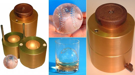 Eiswürfel-Schmelze Baseball 65mm - Macht passende Eiswürfel für jeden Ihrer Drinks - Japan Trend Shop