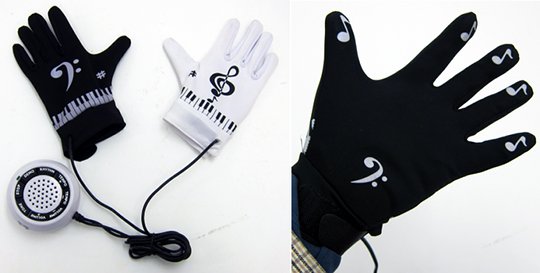 Thanko Piano Glove Musical Hand Instrument - Music fingers air piano - Japan Trend Shop