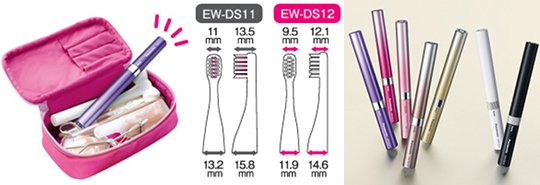 Panasonic Pocket Doltz Sonic Toothbrush EW-DS12 - Portable sonic fashionable oral hygiene - Japan Trend Shop