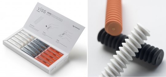 Metaphys viss Spiral Eraser Set - Sharp edge never wears down - Japan Trend Shop