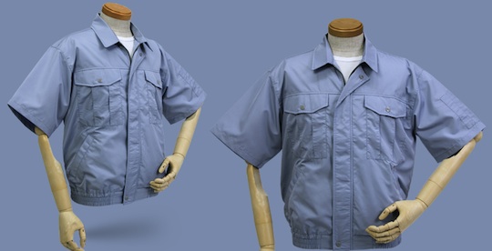 Kuchofuku Air-Conditioned Cooling Work Shirt - Short-sleeved polyester shirt with fans - Japan Trend Shop